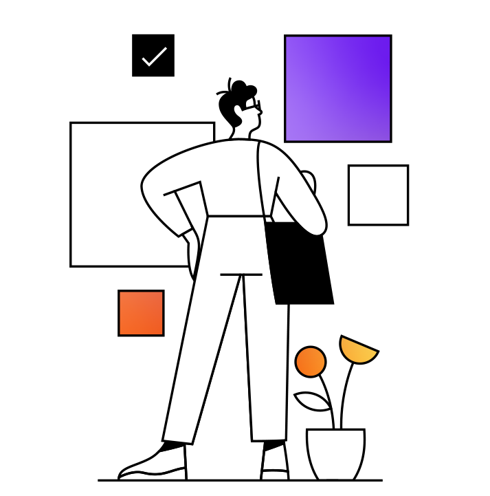 Rechenbeispiel privater Altersvorsorge Dekorative Illustration